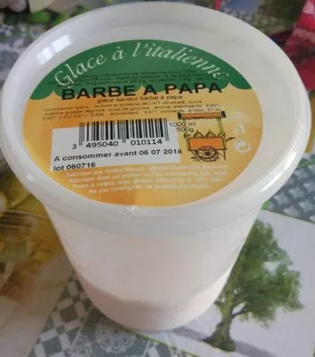 Glace italienne barbe a papa  , code 3495040010114