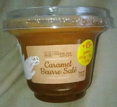 Caramel Beurre Salé à la fleur de Guérande Les Frères Cherblanc 230 g, code 3496640009621