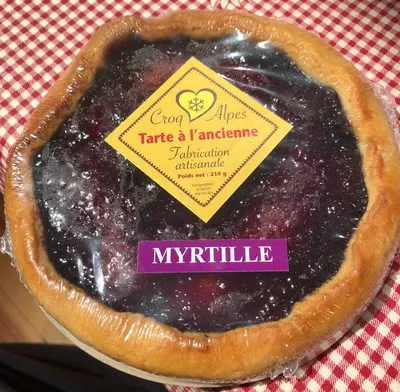 Tarte à l'Ancienne Myrtille Croq Alpes 210 g, code 3501560101185