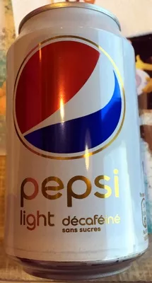 Pepsi light décaféiné Pepsi 33 cl, code 3502110002341