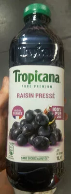 Raisin pressé origine France 100% pur jus Tropicana 1 L e, code 3502110005069