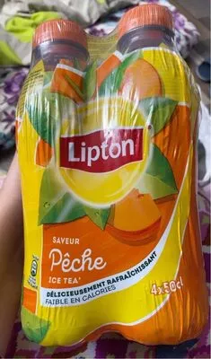 Ice tea saveur pêche Lipton , code 3502110005410