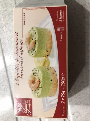 Emiéttés de saumon et bavarois d’asperge Privilège du traiteur 150g (75gx2), code 3503651431713