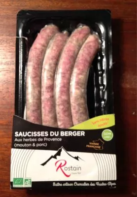 Saucisse du Berger aux herbes de Provence Rostain , code 3507170902013