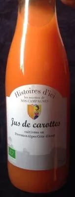 Jus de carottes Histoires d'ici , code 3508760365218