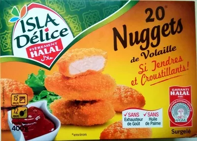 20 Nuggets de Volaille Isla Délice 400 g, code 3512690000200