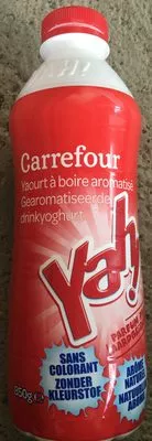 Yah! arôme fraise Carrefour 850 g, code 3515452807994