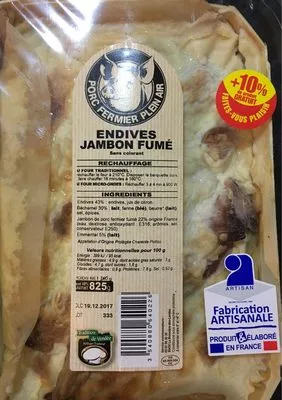 Endives jambon fumé Tradiin De Vendée , code 3540880640226