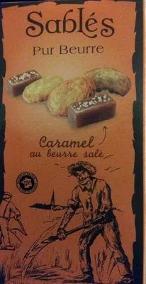 Sablés Pur beurre Caramel au beurre salé DV SAS 55 g, code 3555081130070