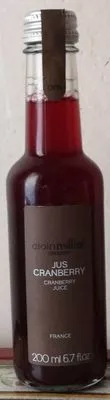 Jus cranberry Alain Milliat 200 ml, code 3556009996334