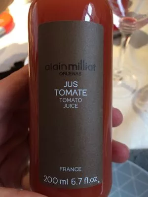 Jus tomate Alain Milliat 200 ml, code 3556009996808