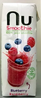 Smoothie blueberry raspberry Nu 0,25 l, code 3556740209021