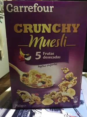 Crunchy5 frutas desecadas Carrefour 750 g, code 3560070018369