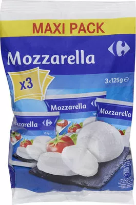 Mozzarella Carrefour 3 x 125 g, code 3560070060832