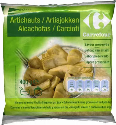 Cuori di carciofo A spicchi Carrefour 400 g, code 3560070140121