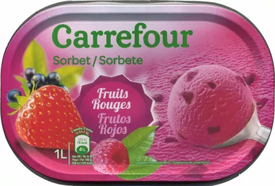 Sorbete de frutos rojos Carrefour 611 g, 1 l, code 3560070259830