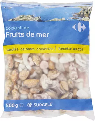 Cocktail de fruits de mer Carrefour 500 g, code 3560070274444