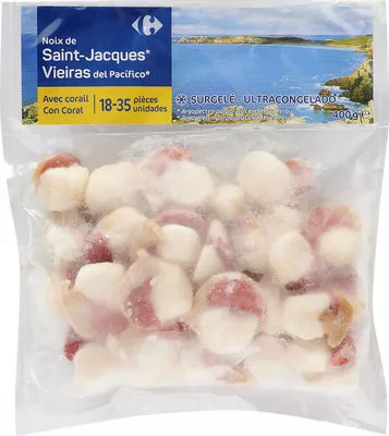 Noix de Saint-Jacques* Carrefour 400 g, code 3560070300051