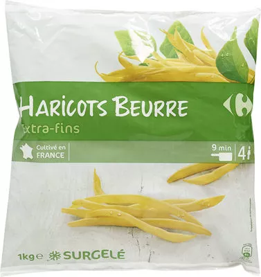 Haricots beurre extra-fins Carrefour 1 kg, code 3560070308576