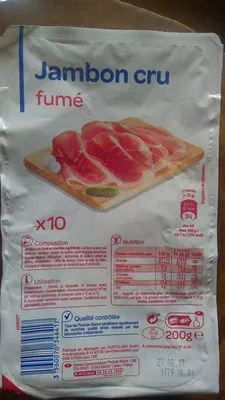 Jambon cru fumé Produits blancs 200 g, code 3560070346417