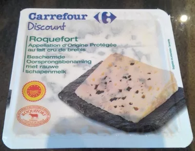 Roquefort Carrefour Discount, CMI (Carrefour Marchandises Internationales), Groupe Carrefour 150 g, code 3560070349890