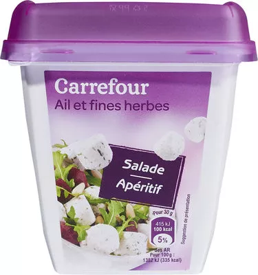 Dés  Ail et Fines herbes Carrefour 120 g, code 3560070355570