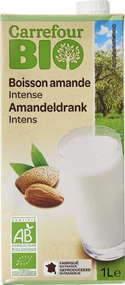 Boisson amande intense Carrefour Bio, Carrefour 1 l, code 3560070387427