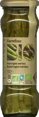 Espárragos verdes en conserva Carrefour 330 g (neto), 185 g (escurrido), 370 ml, code 3560070451159