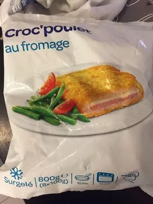 Croc'poulet au fromage Carrefour 800 g /8 x 100 g, code 3560070543243