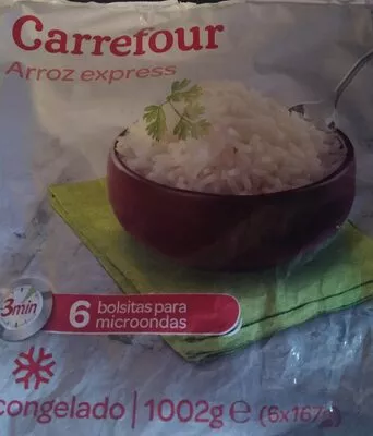 Arroz express Carrefour 1 Kg (6 x 167 g), code 3560070545629