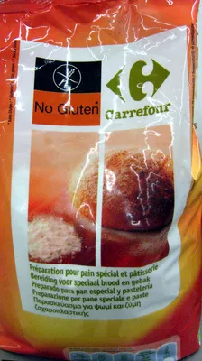 Preparado para pan y pastelería sin gluten Carrefour, No gluten 1 kg, code 3560070546749