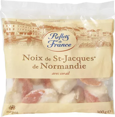 Noix de Saint-Jacques* de Normandie Reflets de France, Carrefour 300 g, code 3560070598717