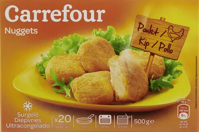 Nuggets de poulet Carrefour 500 g / x20 environ, code 3560070600090