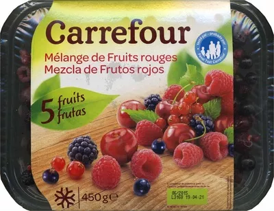 Mezcla de frutas del bosque congeladas "Carrefour" Carrefour 450 g, code 3560070696932