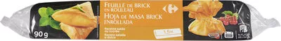 Feuille de brick en rouleau Carrefour 90 g, code 3560070717934