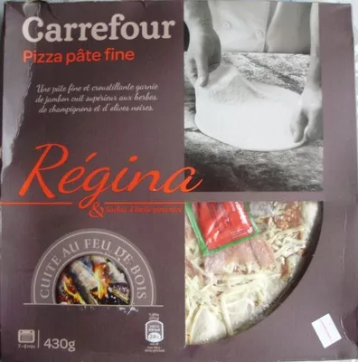 Pizza pâte fine Régina Carrefour, CMI (Carrefour Marchandises Internationales), Groupe Carrefour 430 g, code 3560070728763