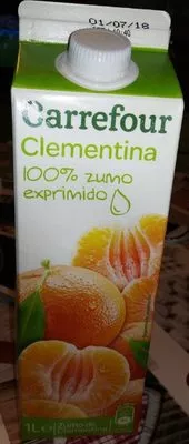 Zumoclementina100% exprimido Carrefour 1 l, code 3560070748396