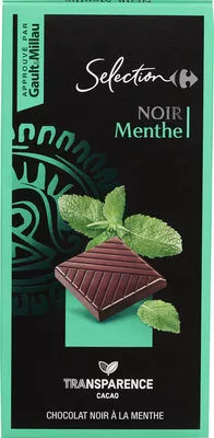 Noir menthe Carrefour 100 g, code 3560070770489