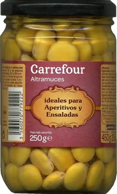 Altramuces encurtidos Carrefour 450 g (neto), 250 g (escurrido), code 3560070779222