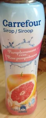 Sirop plamplemousse rose Carrefour , code 3560070823888