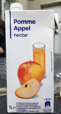 Pomme  nectar Produits Blancs,  Carrefour 1 l, code 3560070825271