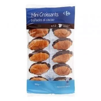 Petits Croissants Bañados En Cacao (12U) Carrefour , code 3560070870165