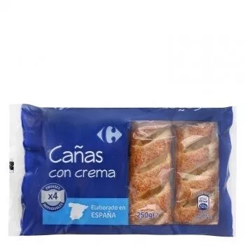 Cañas crema Carrefour , code 3560070870196