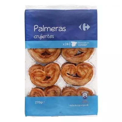 Palmeras crujientes Carrefour 270 g, code 3560070870318