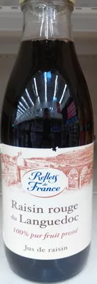 Jus de raisin rouge du Languedoc Reflets de France 1 L, code 3560070900497