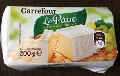 Le Pavé Doux et Onctueux  Carrefour 200 g e, code 3560070900718