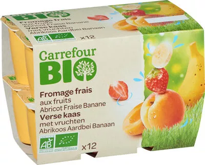 Fromage frais aux fruits Carrefour 600 g (12 x 50 g), code 3560070931019