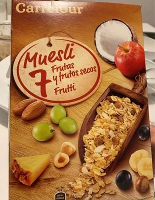 Muesli 7 fruits / secs Carrefour 750g, code 3560071000417