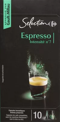 Espresso Carrefour Sélection, Carrefour 52 g 10 capsules, code 3560071001469