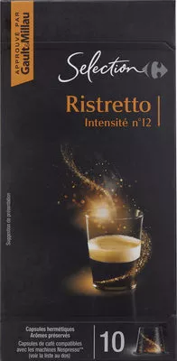 Ristretto Carrefour Sélection, Carrefour 52 g 10 capsules, code 3560071001476